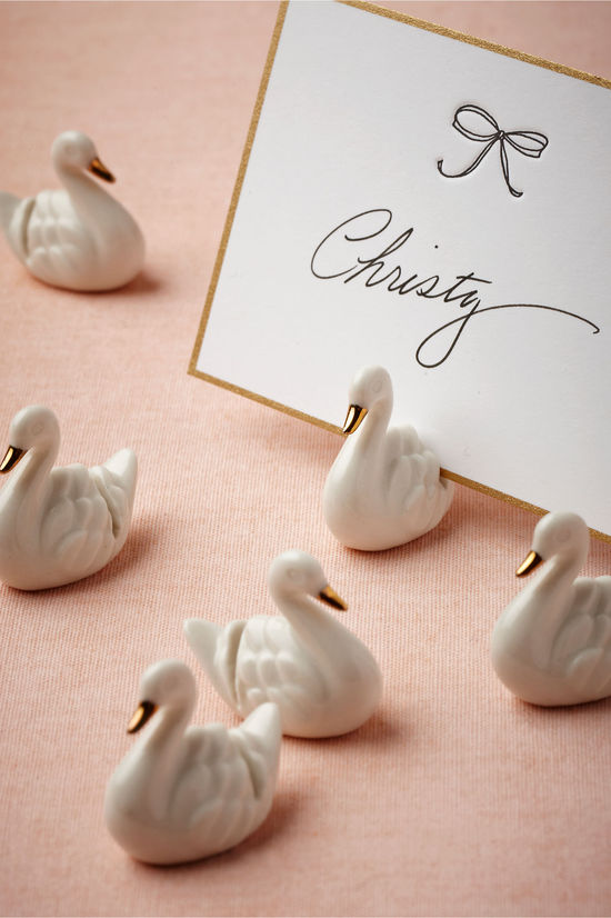 Swan Place Card Holders